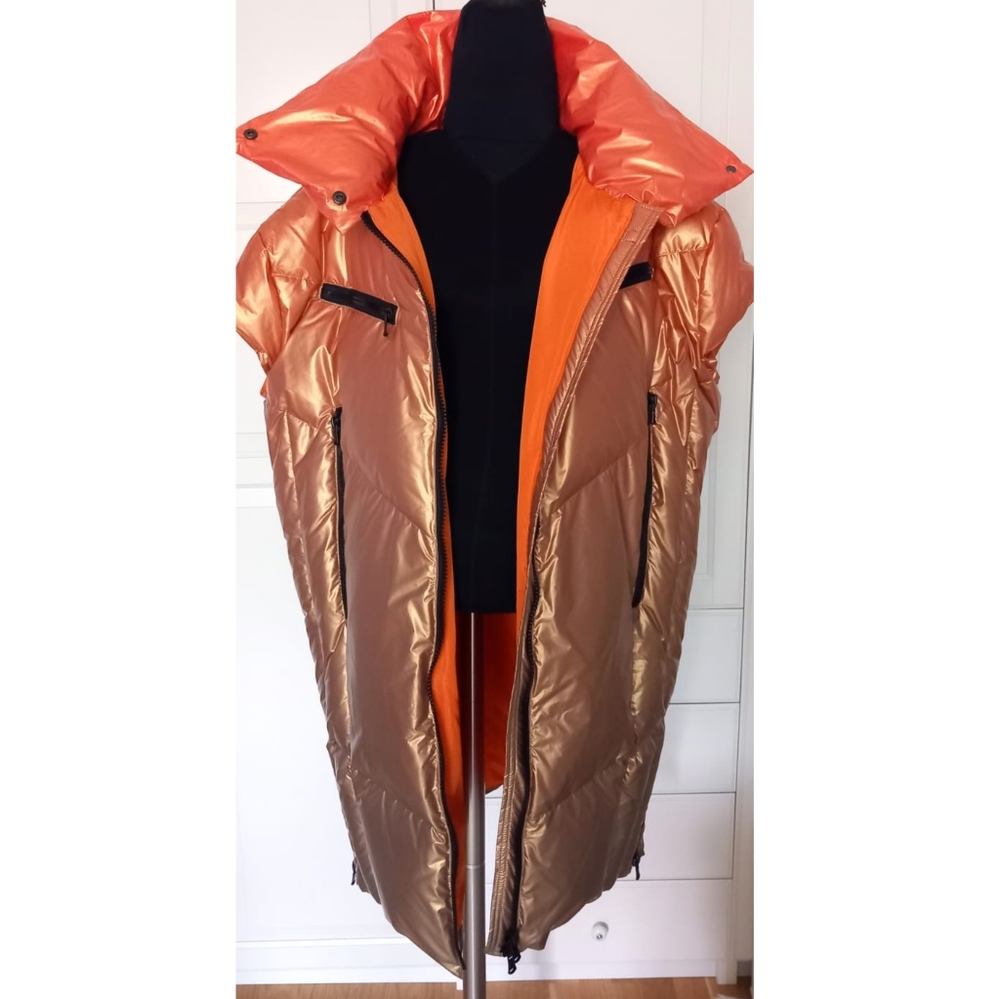 Stylish Gold and Orange Women's Vest
